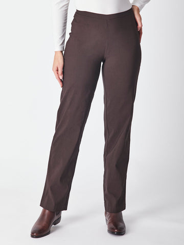 Narrow Pull Up Pant- Choc 180-S - Cordelia St