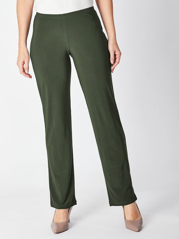 Travel Slim Leg Pant - Khaki 18807-S - Modest Dressing