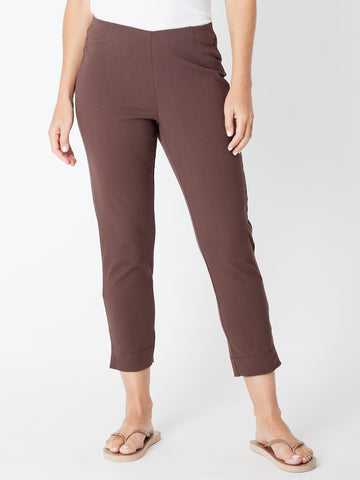 7/8 Slim Cottolen Stretch Pull on Pant COTTOLENE the new bengaline)- Espresso 24152 - S - Bestsellers