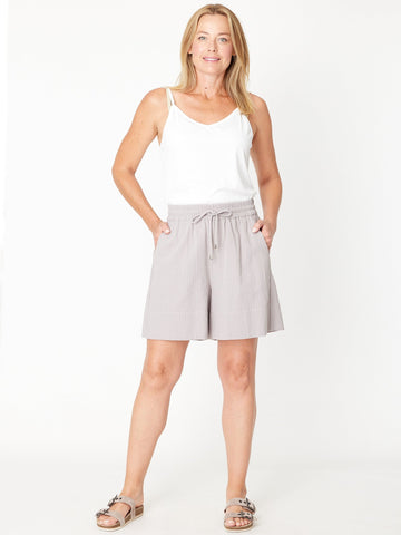 Bondi Stripe Short - 29410 Silver/White - 