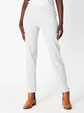 FULL LENGTH COTTON PANT(COTTOLENE - the new bengaline) - WHITE 25963- SC - Pants