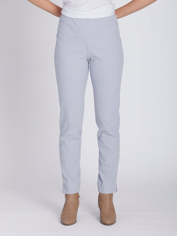 FULL LENGTH COTTON PANT(COTTOLENE - the new bengaline) - LIGHT GREY 25963- SC - Modest Dressing