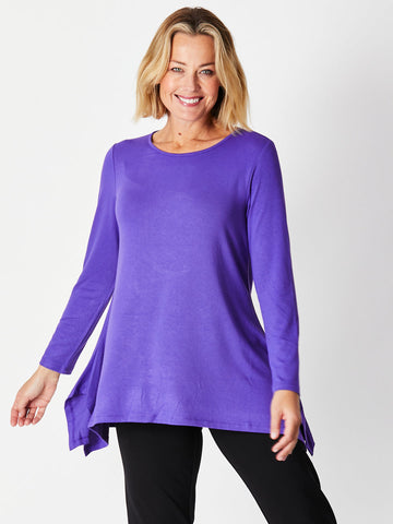 Andrea Winter Warmer Top - Purple 26791-Sw - Basics