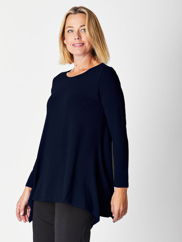 Andrea Winter Warmer Top - Dark Navy 26791-Sw - SALE