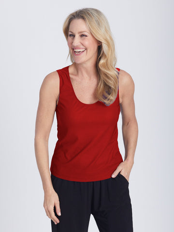 Jersey Cami - RED 2708-S - BulkOz