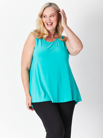 Sheryl Swing Sleeveless Top - Mint - 27561 - 