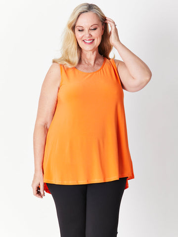 Sheryl Swing Sleeveless Top - Orange - 27561 - Casuals