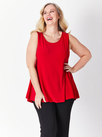 Sheryl Swing Sleeveless Top - Red - 27561 - Spring/Summer