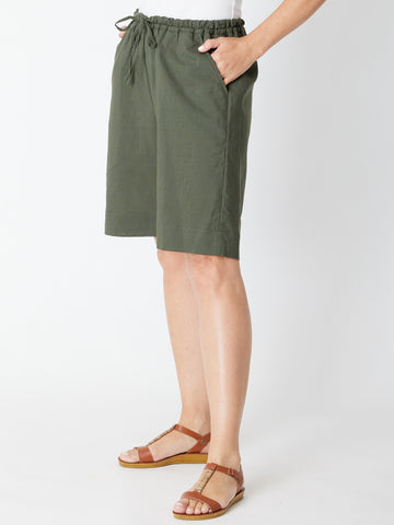 Summer Pull On Short - Khaki 29314 - Cordelia St