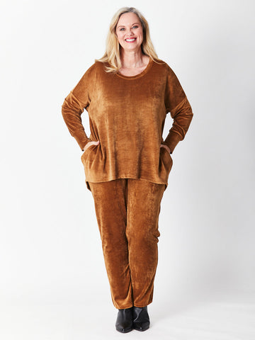 Velour Hilo Dolman Top - Camel - 29725 - BUY ONE GET ONE