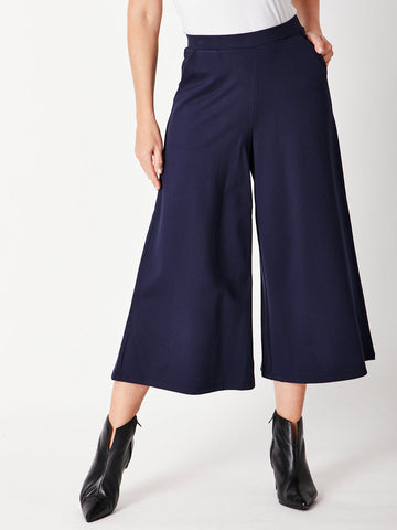 Lux Crop Pant- Navy -30012 - Cordelia St