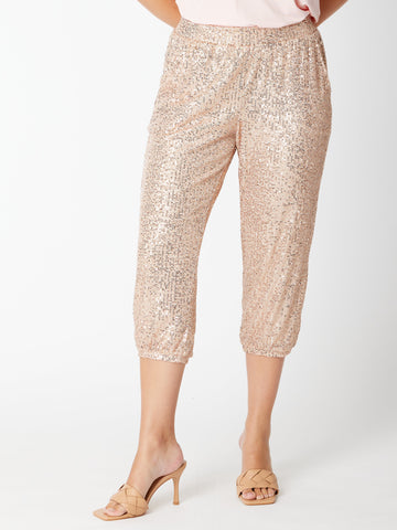 Sequin Sparkle Pant - 30304 Blush - New Arrivals