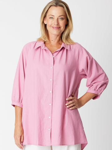 Ho Chi Minh Cotton Shirt - 30616 Pink - Cordelia St