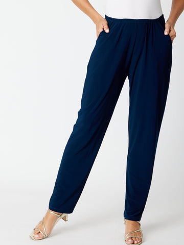 Wide Leg Pocket Pant - 30642 Navy - Cordelia St