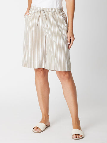 Stripe Summer Short - 30664 Beige - Cordelia St