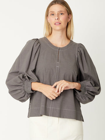 Silvy Top - Steel - 31020 - New Arrivals