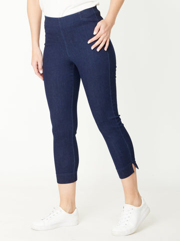 7/8 Denim pant- Denim 31244 - Pants