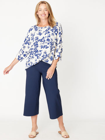 Summer Ease Top- Blue -31377 - SUMMER