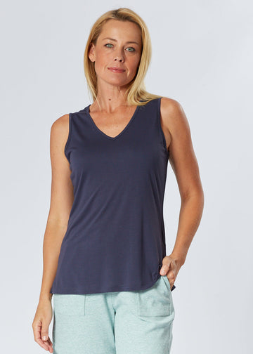 Bamboo Natures Tank - 27609 Navy - Spring/Summer