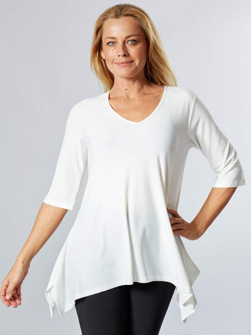 Andrea V Neck - Ivory 26355-S - Bestsellers