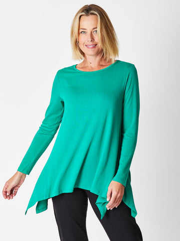 Andrea Winter Warmer Top - Emerald 26791-Sw - 