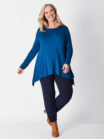 Andrea Winter Warmer Top - Teal 26791-Sw - Not on Sale